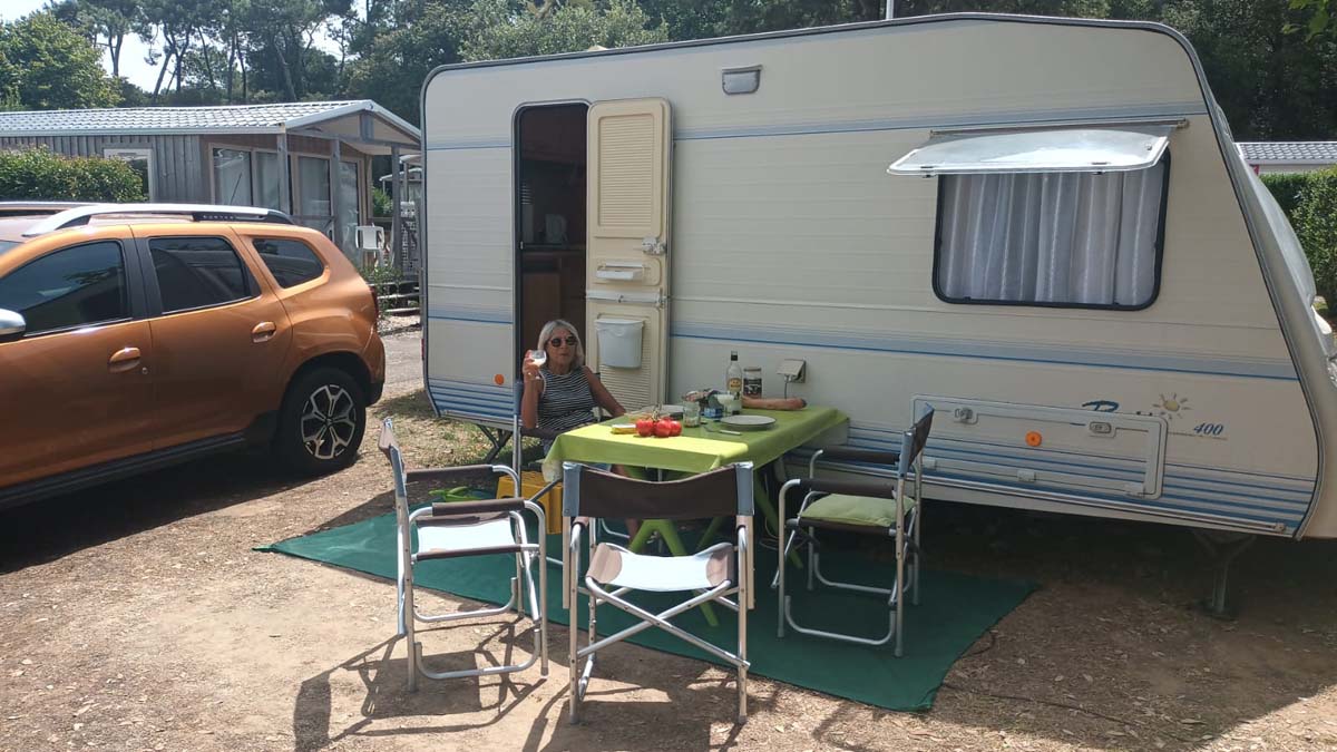 location emplacement caravane camping Vendée
